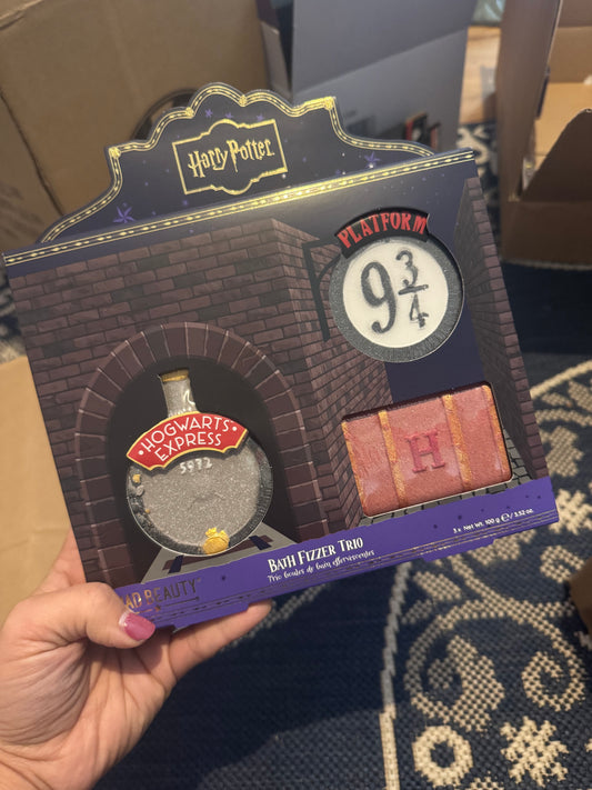Harry Potter bath bomb trio