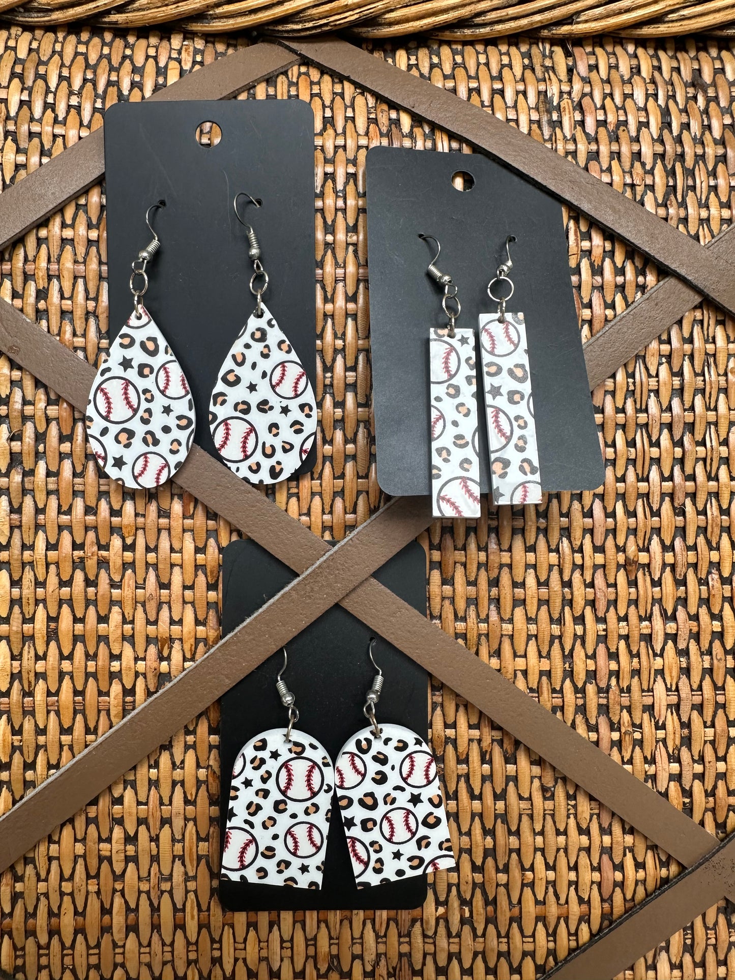 Baseball Earrings