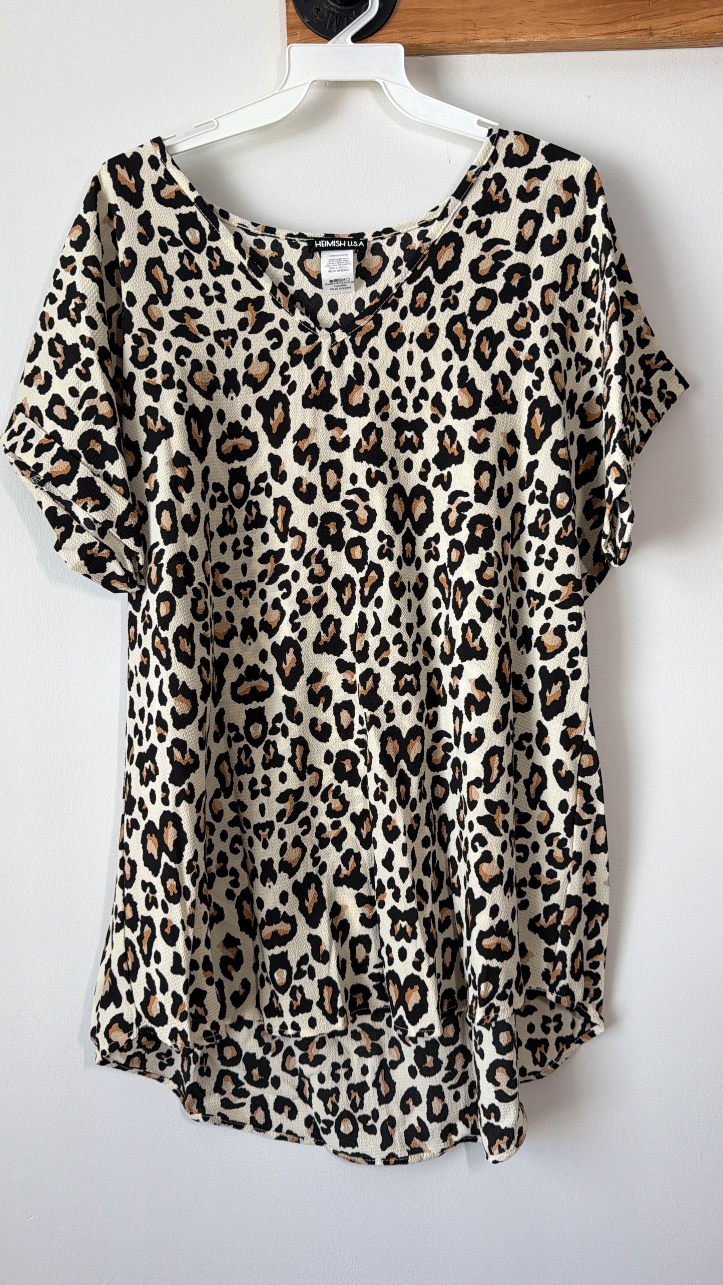 Leopard print blouse