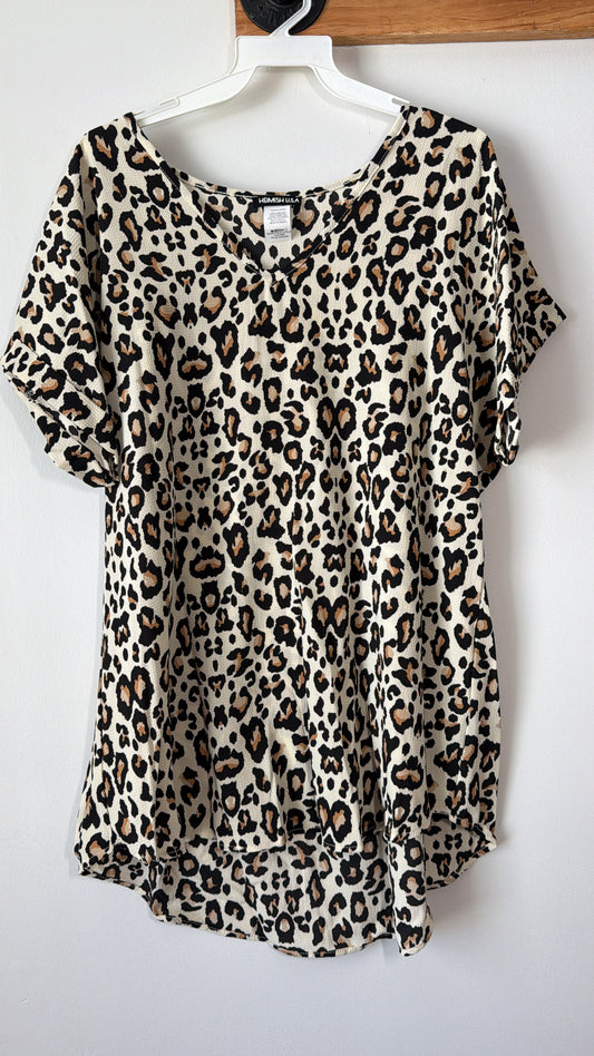 Leopard print blouse