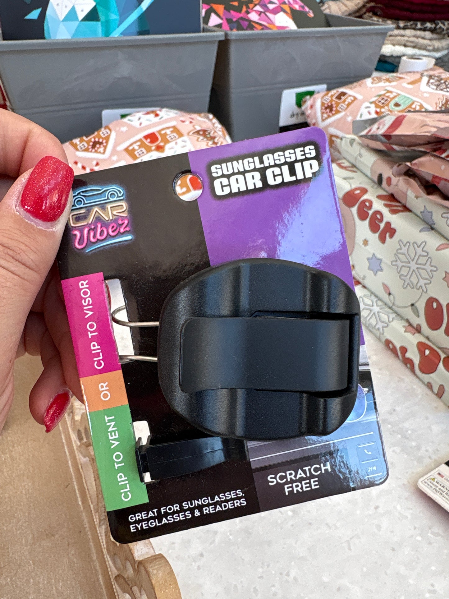 Sunglasses clips