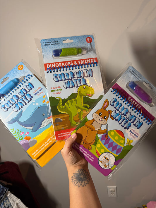 Color with water book