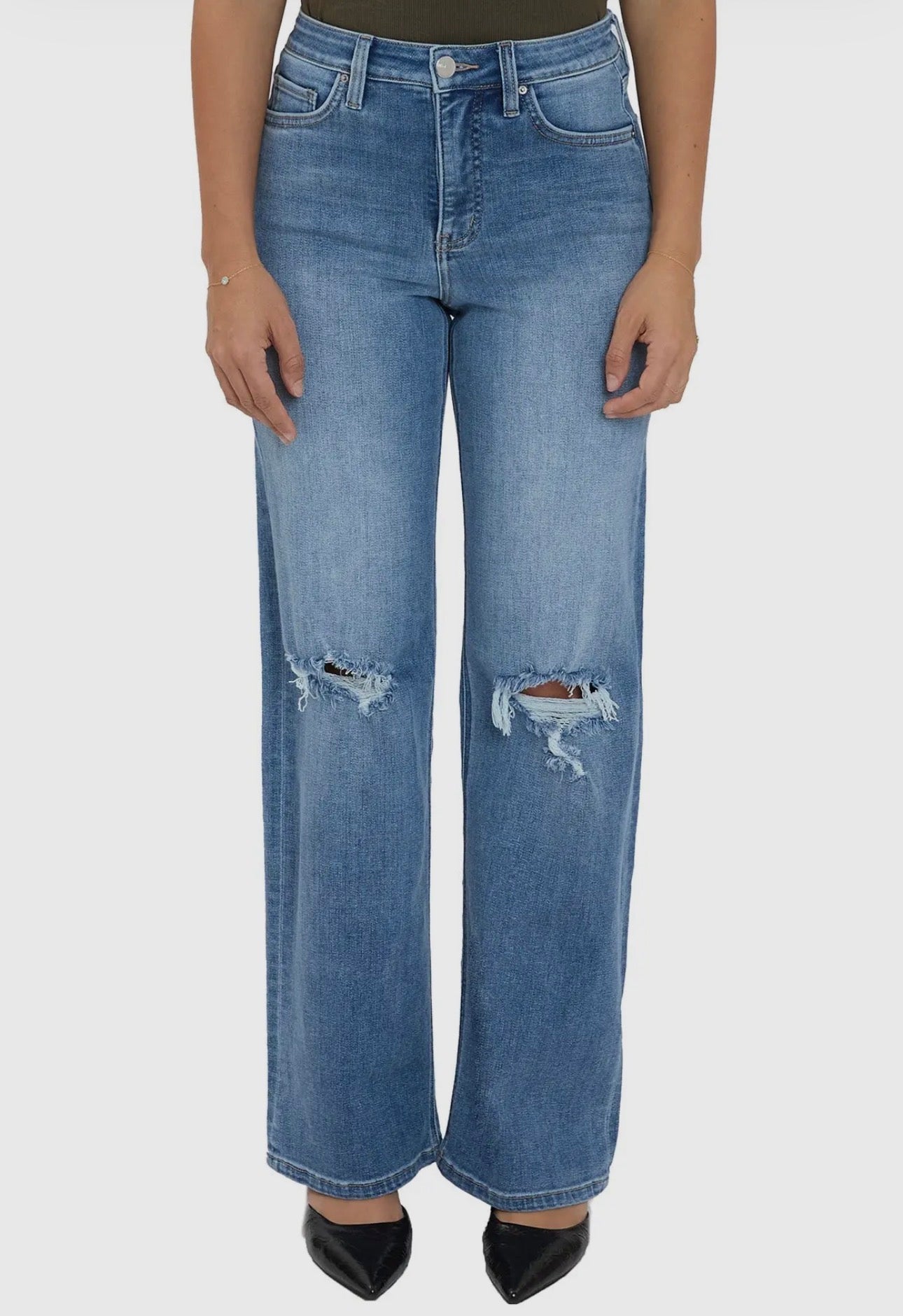 RFM Distressed Wide Leg