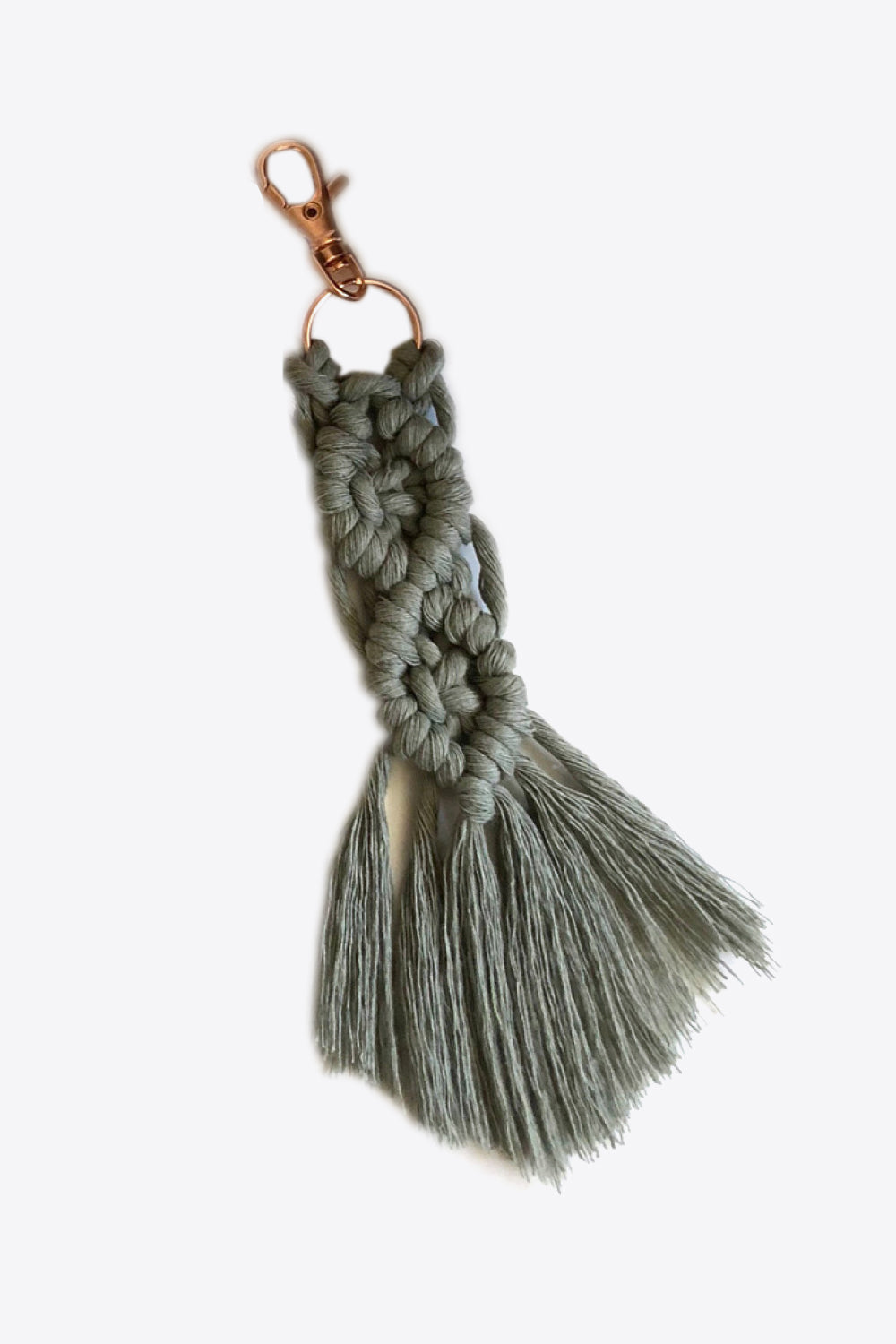 Braided Fringe Keychain