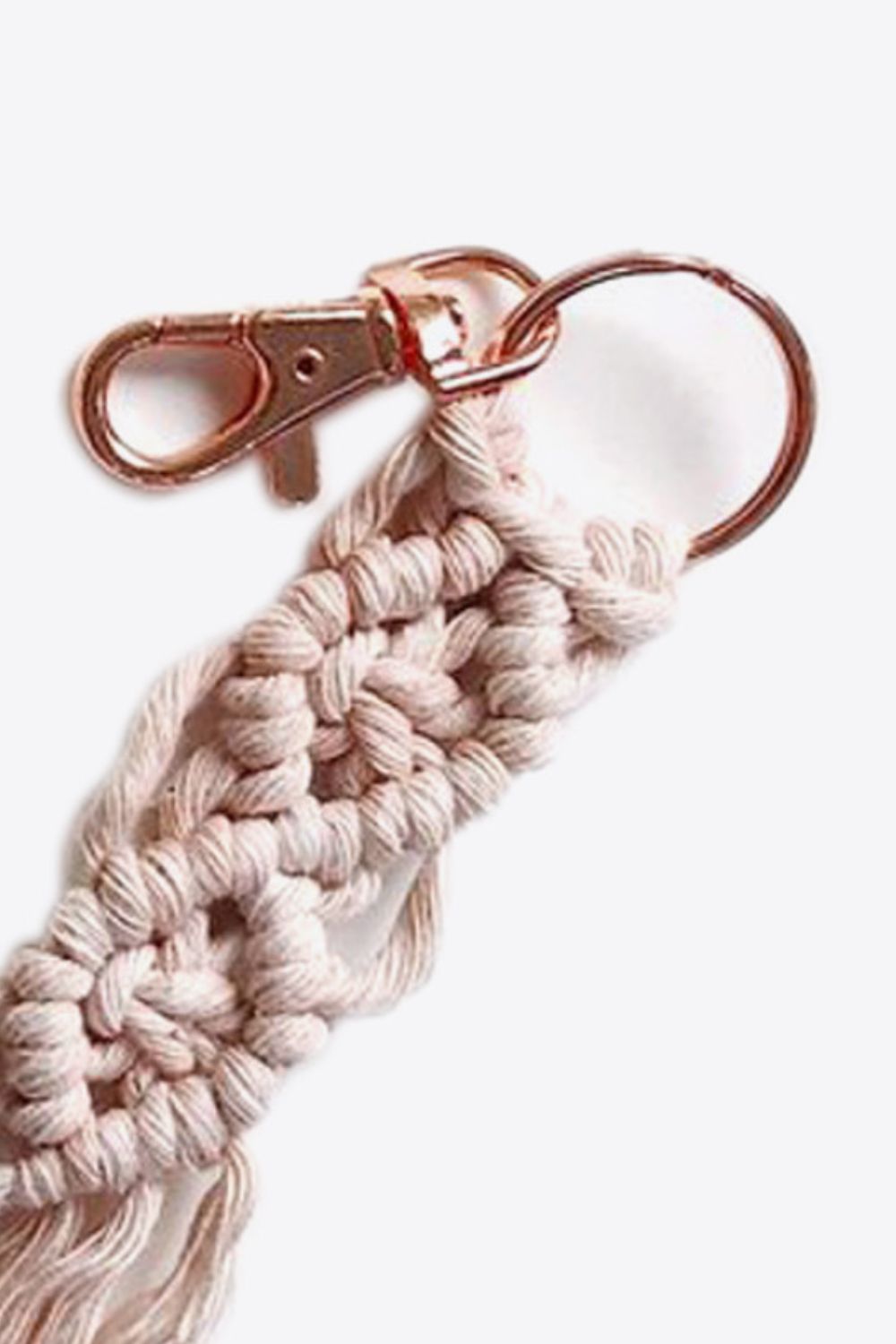 Braided Fringe Keychain