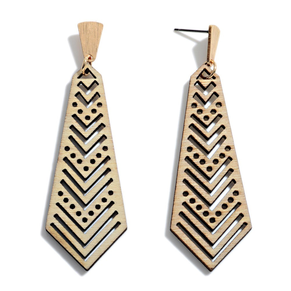 Dangle Wood Earrings