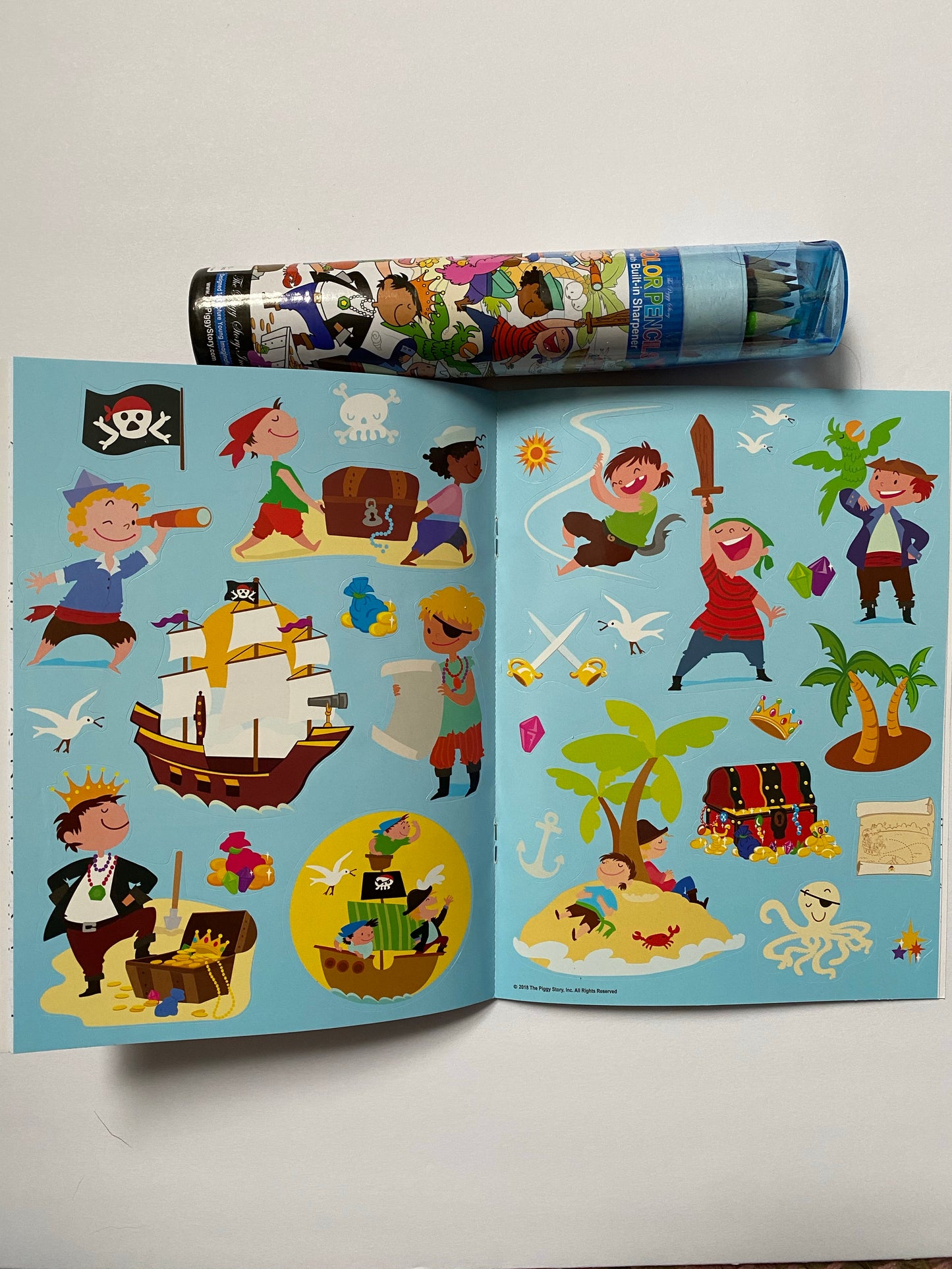 Pirate Activity Book w. pencils