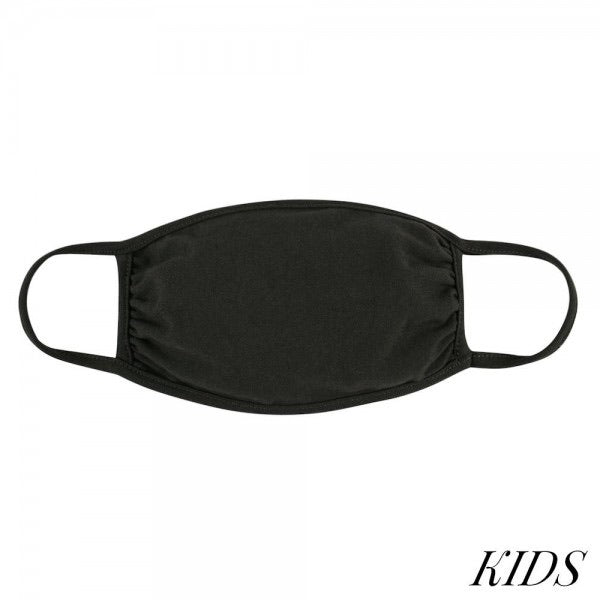 Kids Black Mask