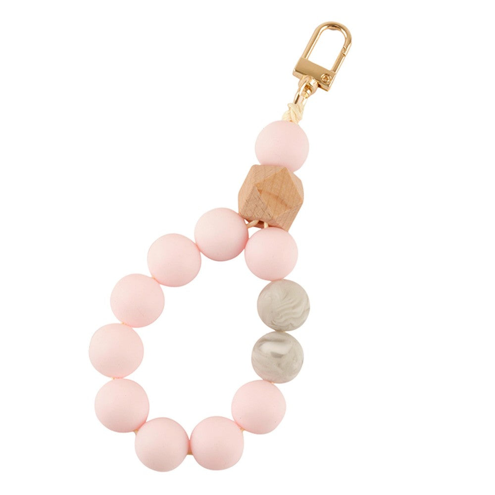 Chunky Bead Key Ring Bangle