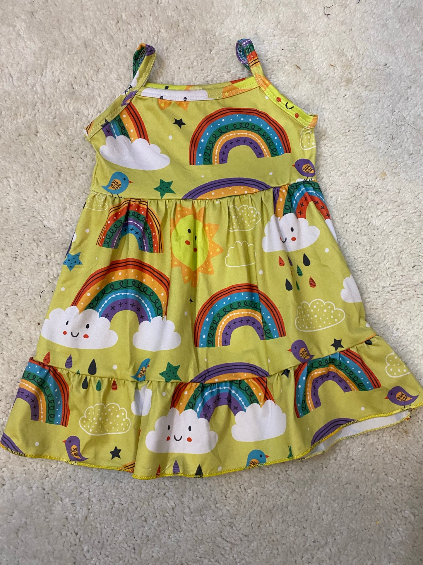 Rainbow & cloud dress