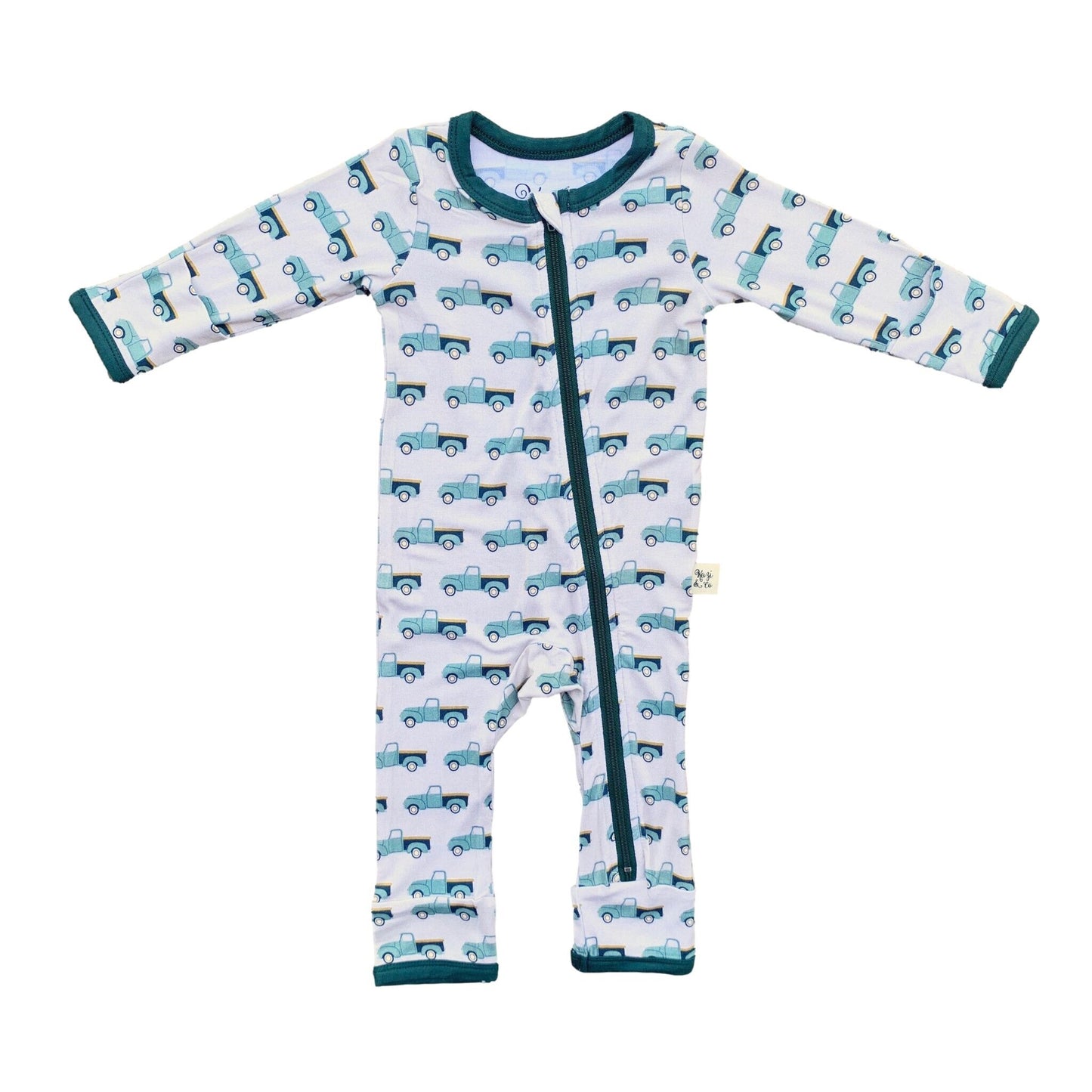 Teal pickups coverall