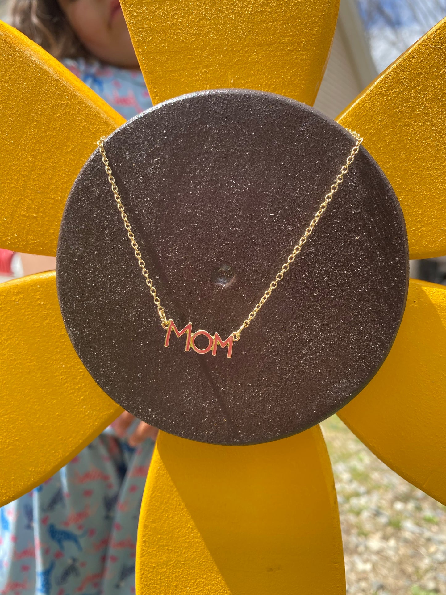 Gold Mom Necklace