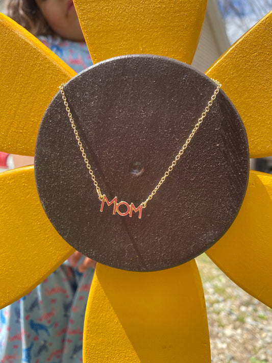 Gold Mom Necklace