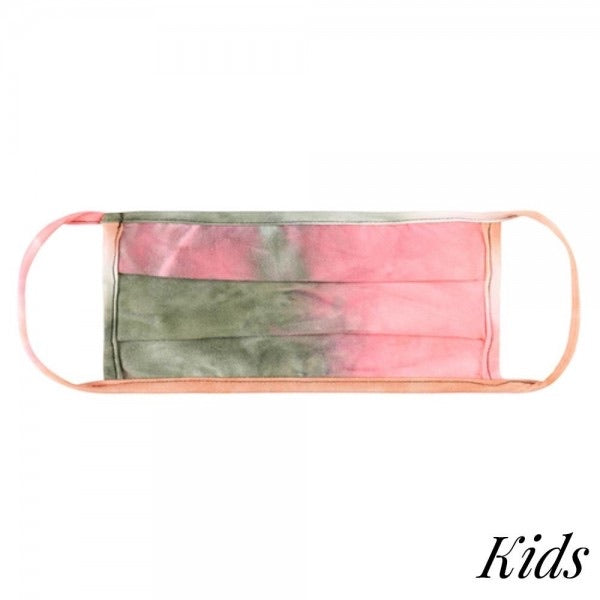 Tie Dye Mask Pleated