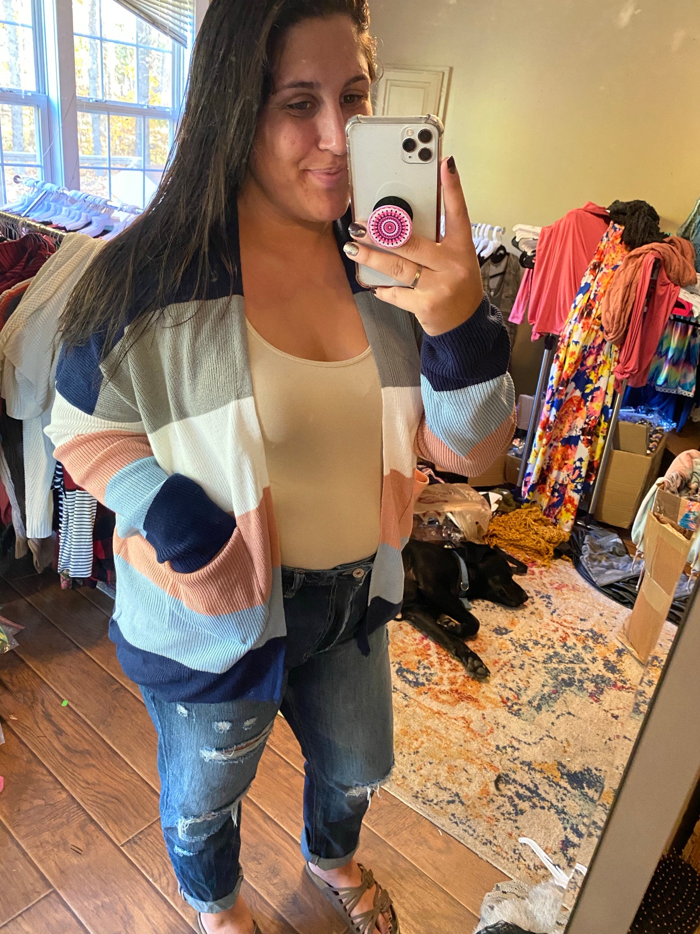 Stripe Cardigan
